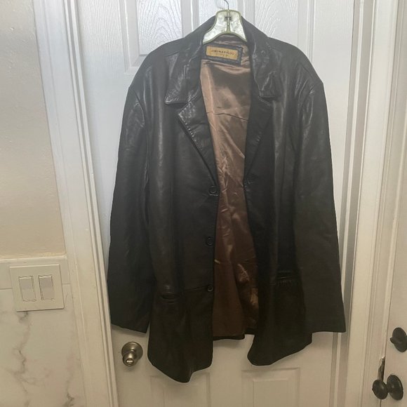 Men's Leather Jacket - Picture 1 of 4